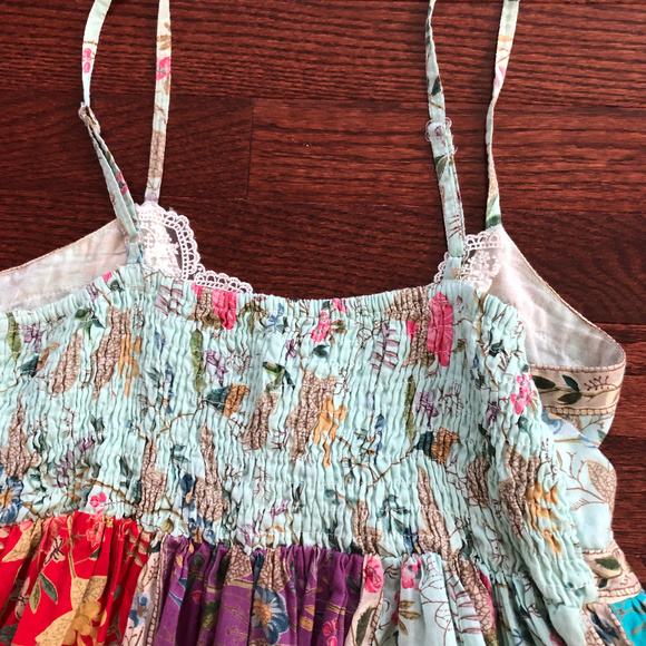 Tri-color FLORAL DRESS - Picture 5 of 7